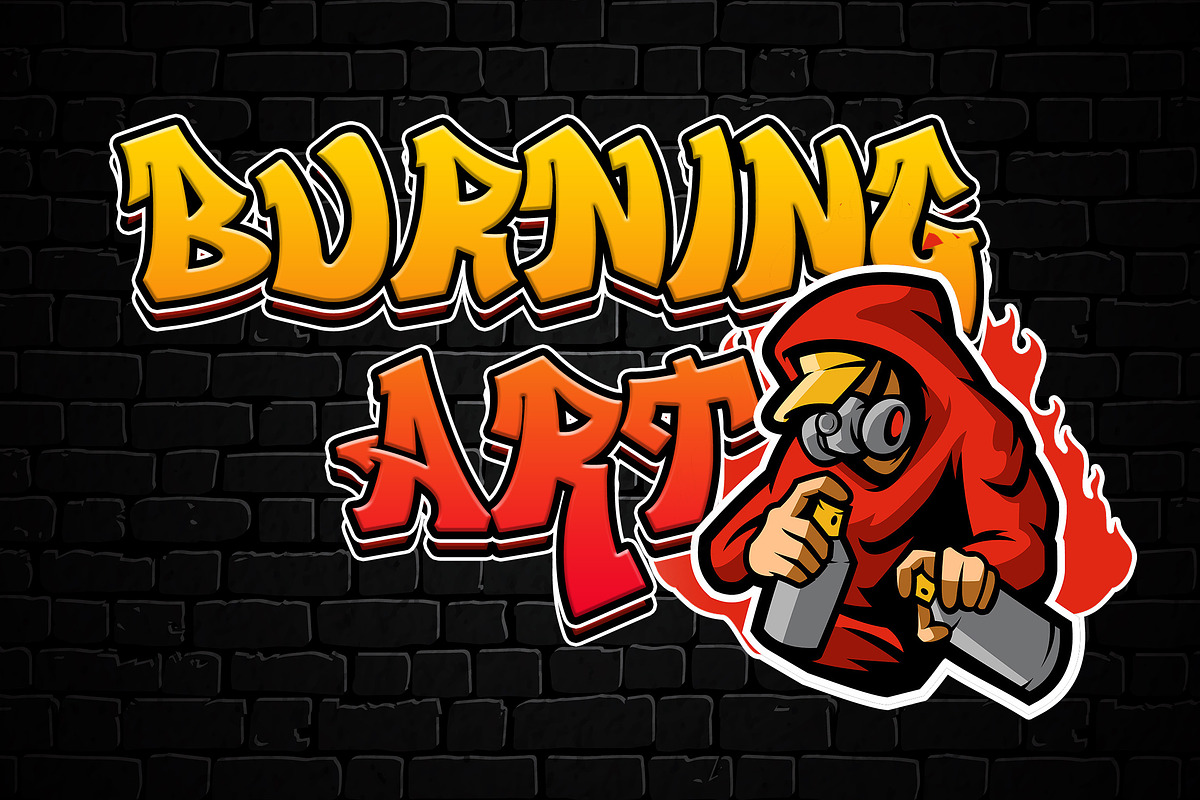 Downtown Street - Graffiti Font, a Font by Arendxstudio (Photo 2 of 9)
