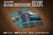 Premium Bi-Fold Brochure Mockups, a Print Template by Illusiongraphic (Thumbnail 1 of 5)