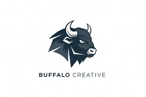 Buffalo Creative Logo, a Branding & Logo Template by Logocreative