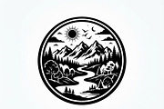 60 Eco Globe Landscape Silhouette, a Technology Illustration by Amazin_art (Thumbnail 28 of 49)