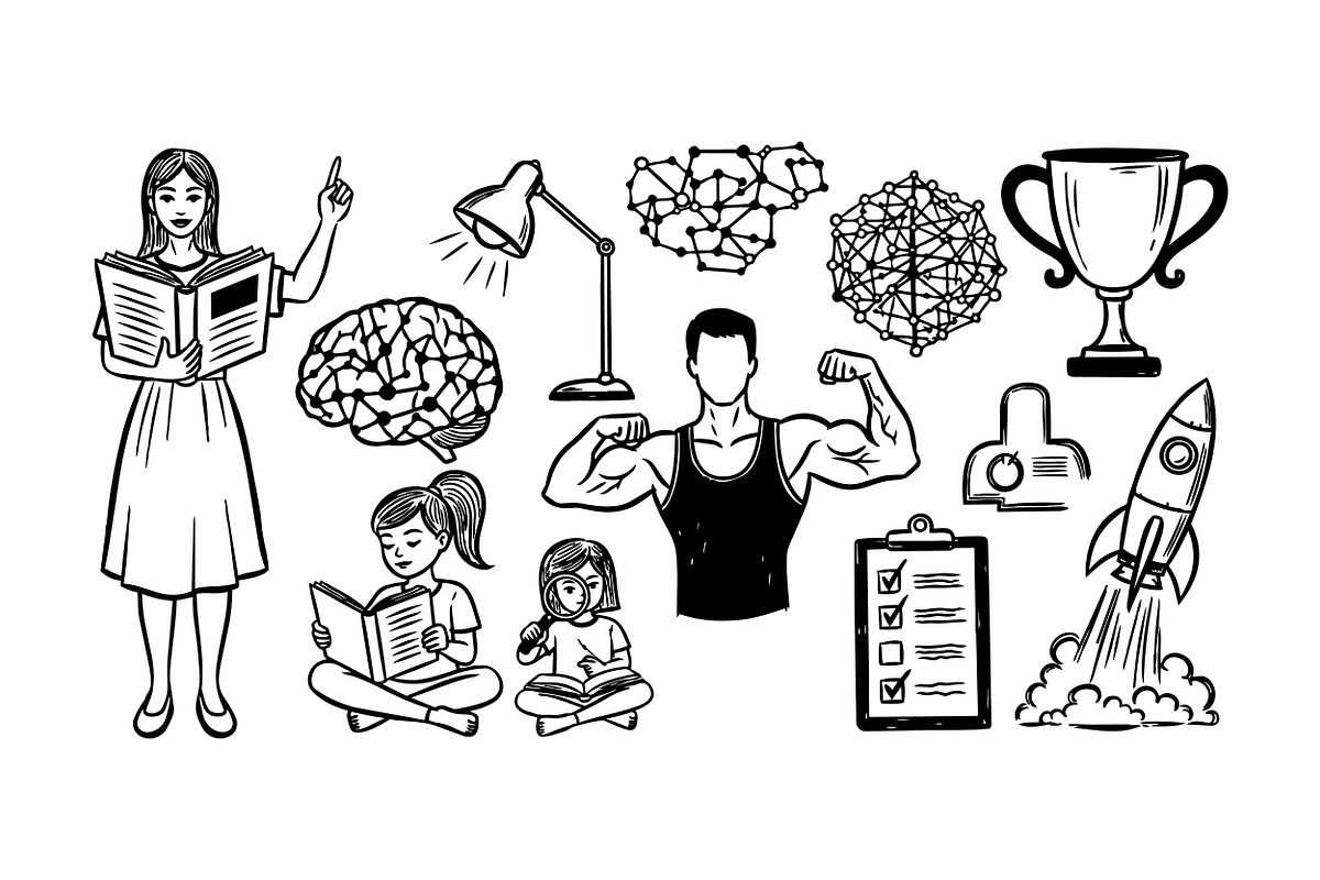 Educational Growth Concept Clipart, an Illustration by designvectx (Photo 3 of 3)