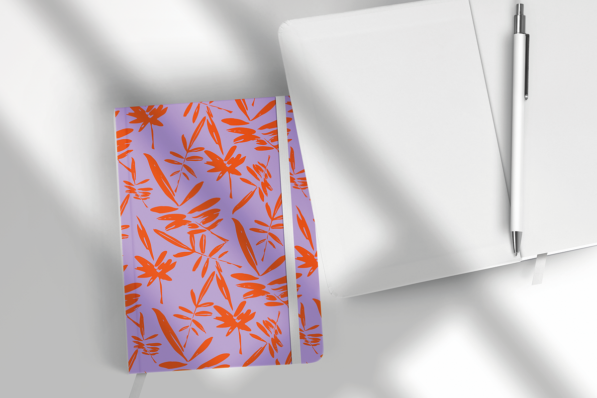 Orange Leaf Seamless Pattern, a Pattern Graphic by Bonfloret Studio (Photo 3 of 3)