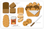 69 Bread Elements, an Object Graphic by monkik (Thumbnail 3 of 14)