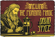 Druid Tree Display Font, a Serif Font by JumboDesign (Thumbnail 4 of 6)