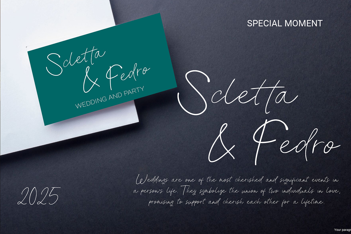 Routtela Elegant Handmade Font, a Font by RHD Creative Studio (Photo 7 of 10)