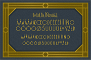 POCHTER ART DECO, a Sans Serif Font by 24Design Studios (Thumbnail 6 of 8)