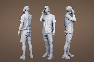 Lowpoly People Casual Pack Volume 1