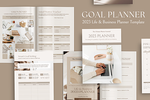 Goal Planner Workbook, Vision Board