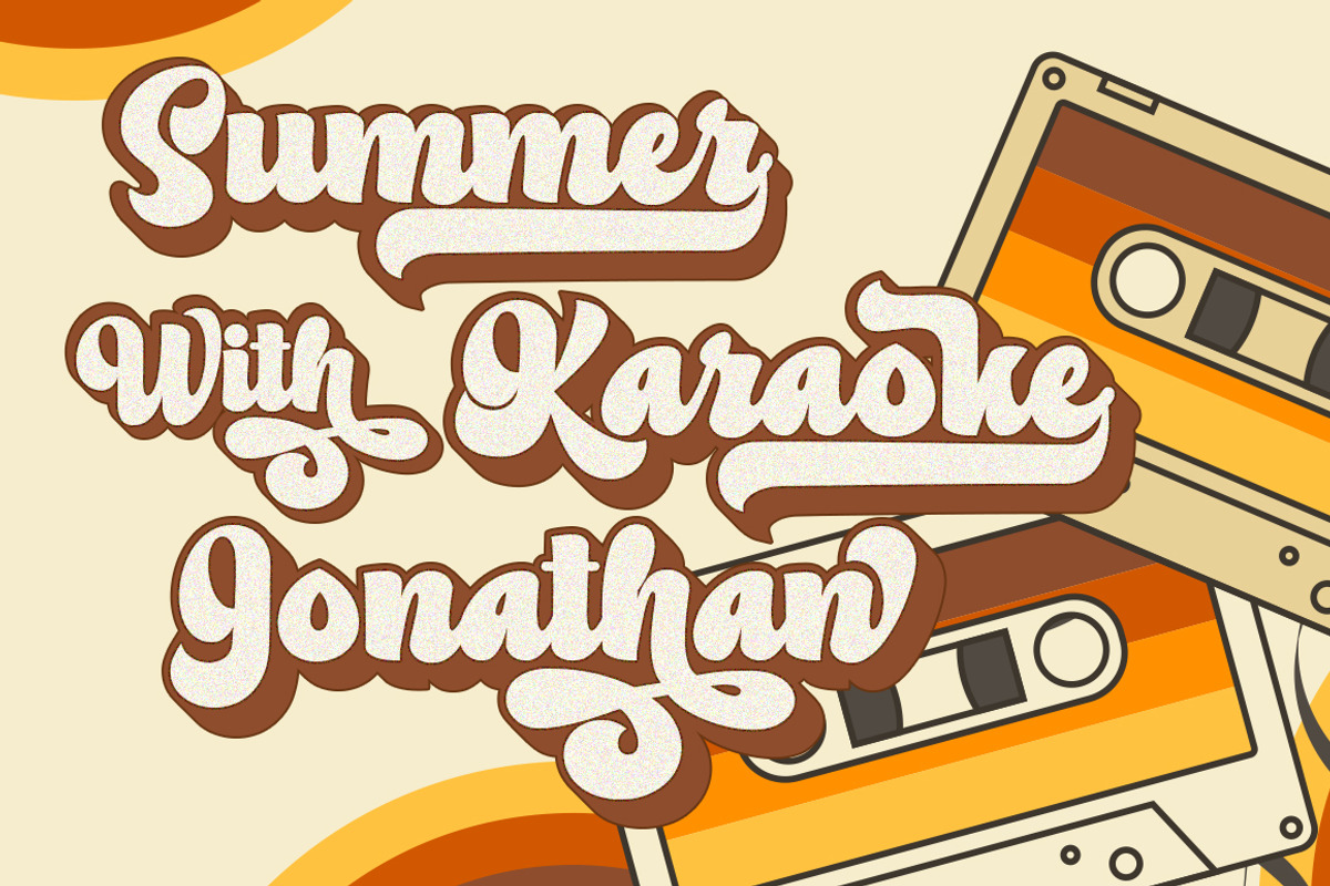 Binter -Retro Font, a Script Font by Romiecreative (Photo 4 of 7)
