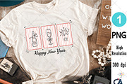 Coquette Happy New Year 2026, an Illustration by Creative Art (Thumbnail 3 of 6)