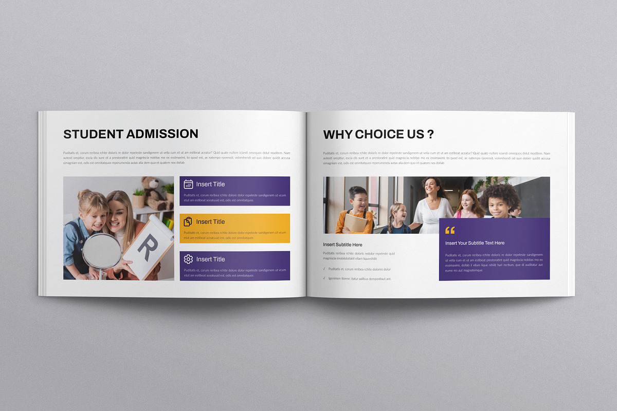 Education Template Landscape, a Brochure Template by E-Type (Photo 6 of 7)