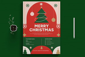 Christmas Flyer Template, a Flyer Template by MightyDesign