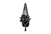 Macrame Plant Hanger Bundle, an Illustration by Creativeshirt (Thumbnail 10 of 31)