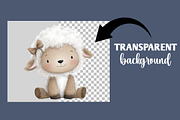 Watercolor Baby Shower Clipart, an Illustration by Designworld (Thumbnail 6 of 6)