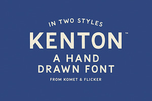 Kenton - A Hand-drawn Font