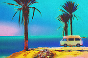 Retro Postcard Effect, a Layer Style Add-On by Design Squad (Thumbnail 4 of 5)