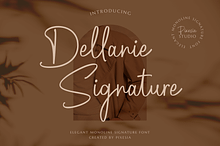 Dellanie Signature - Business Font