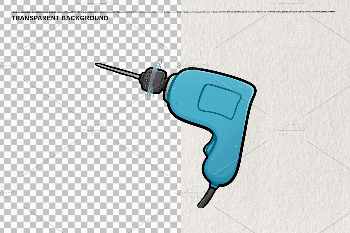 Set of tools for repair, an Object Illustration by LOKSKIH (Photo 2 of 4)