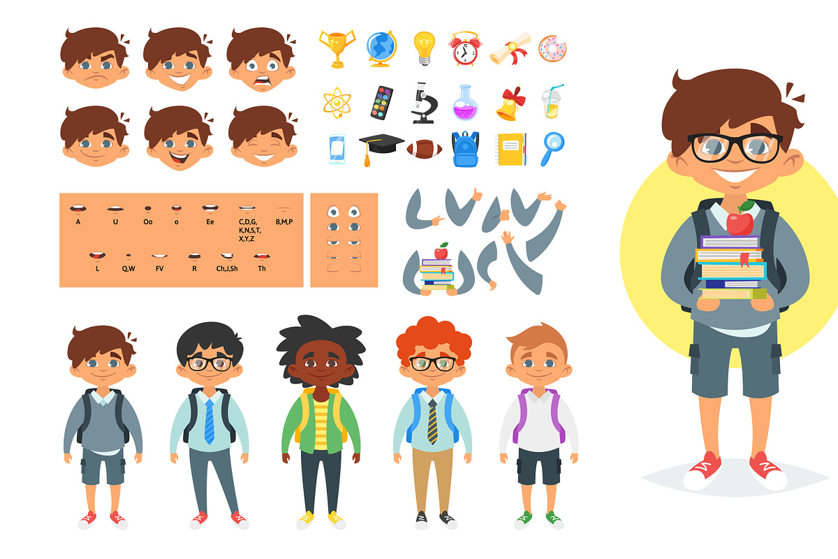 Schoolkid constructor, an Education Illustration by Cartoon time! (Photo 3 of 3)