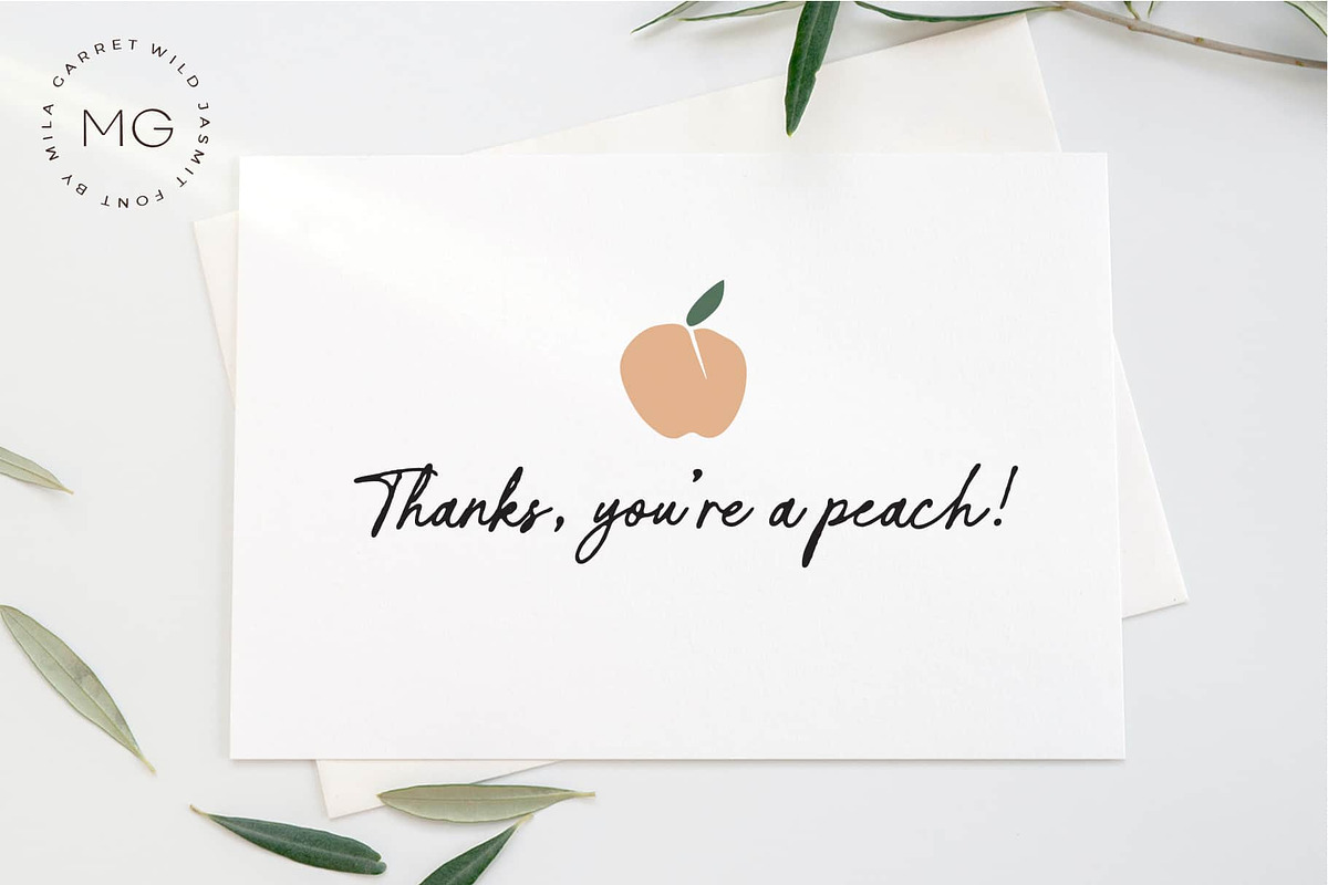 Wild Jasmine Signature Logo Script, a Script Font by Mila Garret (Photo 10 of 12)