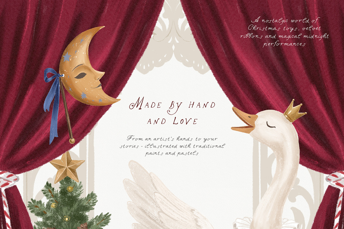 Christmas Theatre Clipart 230+, a Seasonal Illustration by Muse Artist (Photo 6 of 22)