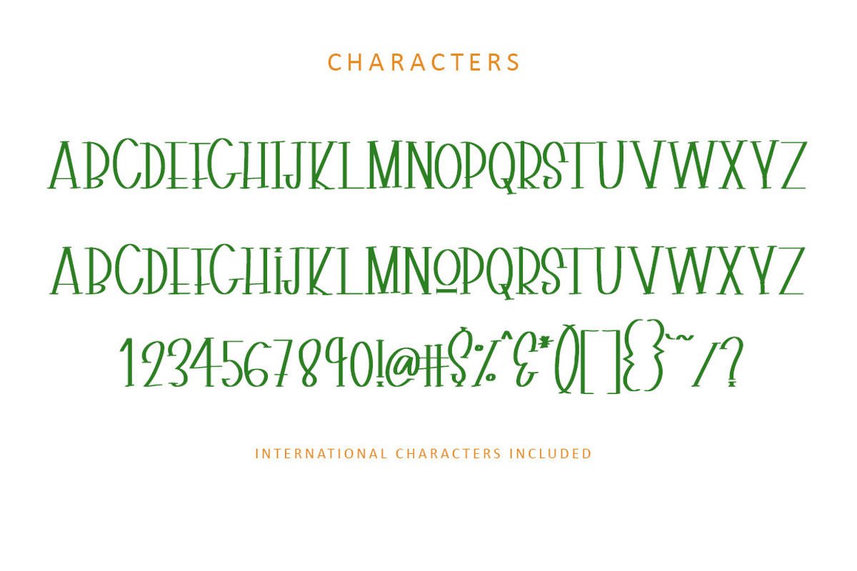 Holiday Joy Display Font preview 3