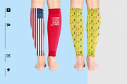 Calf Sleeves Mock-Up, a Product Mockup by Mock-up Store (Thumbnail 2 of 6)