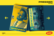 PRESSER - Extended Sans Serif Fonts, a Sans Serif Font by Konstantine Studio (Thumbnail 3 of 13)