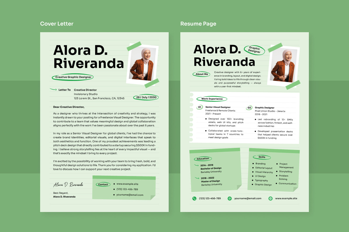 Expressive Resume for Creative Freel preview 2