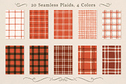 Christmas Plaid Patterns, a Pattern Graphic by PATTERNS etc. (Thumbnail 9 of 16)