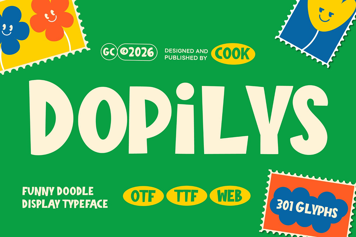 Dopilys, a Sans Serif Font by graphicook (Photo 1 of 10)