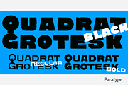 Quadrat Grotesk, a Sans Serif Font by Paratype (Thumbnail 1 of 2)