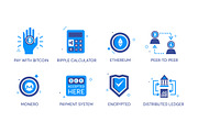 44 Blockchain Cryptocurrency Icons, an Icon by kucingklawu (Thumbnail 5 of 7)