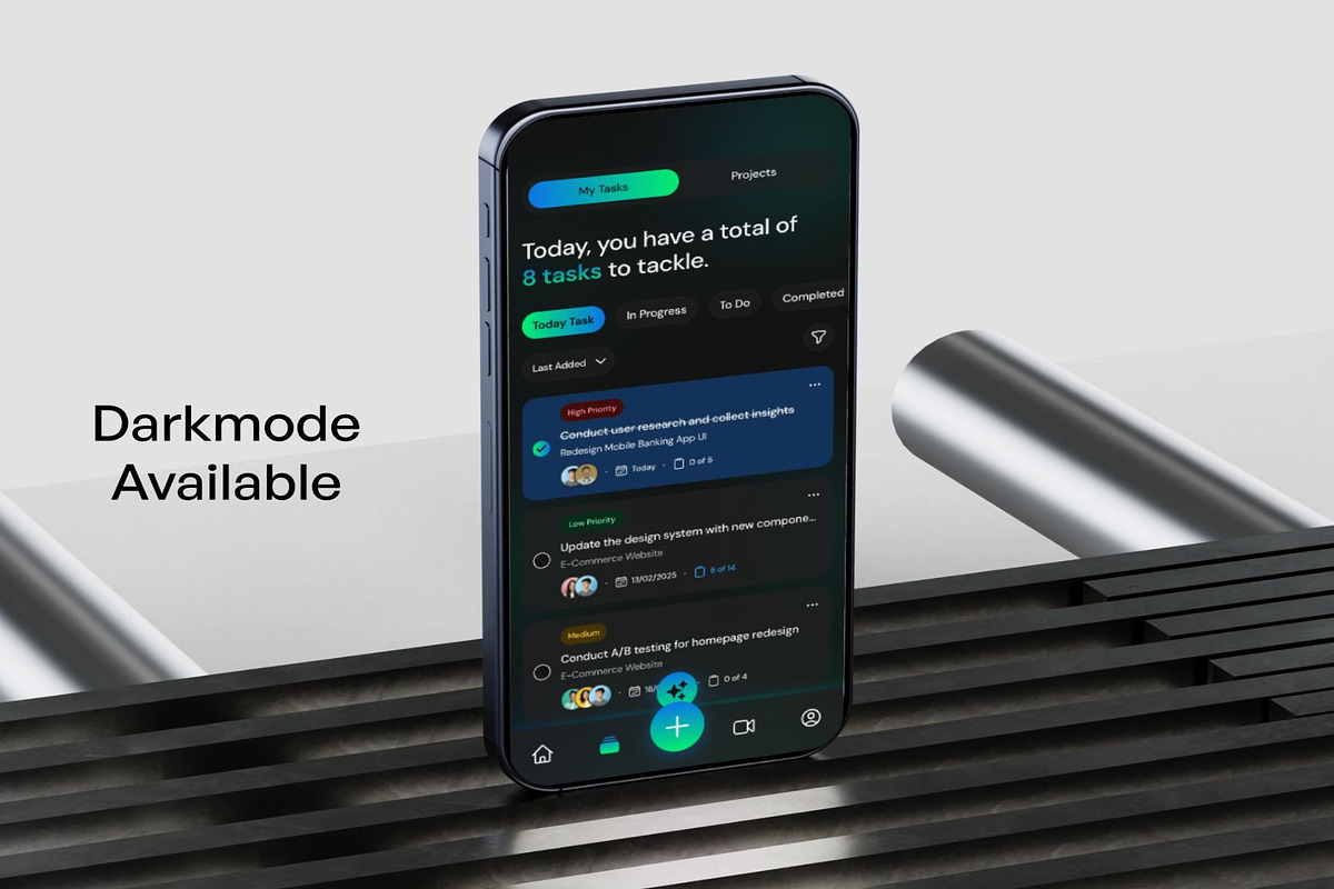 Synapz - AI Task Collaboration App, an UI Kit Template by Creative Perspective (Photo 6 of 6)