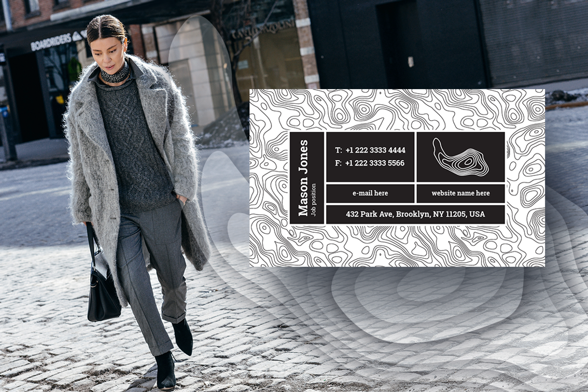 Maps & Bar Business card template, a Business Card Template by ARg Design (Photo 4 of 6)