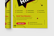 We Are Hiring Flyer Template, a Flyer Template by MightyDesign (Thumbnail 3 of 8)