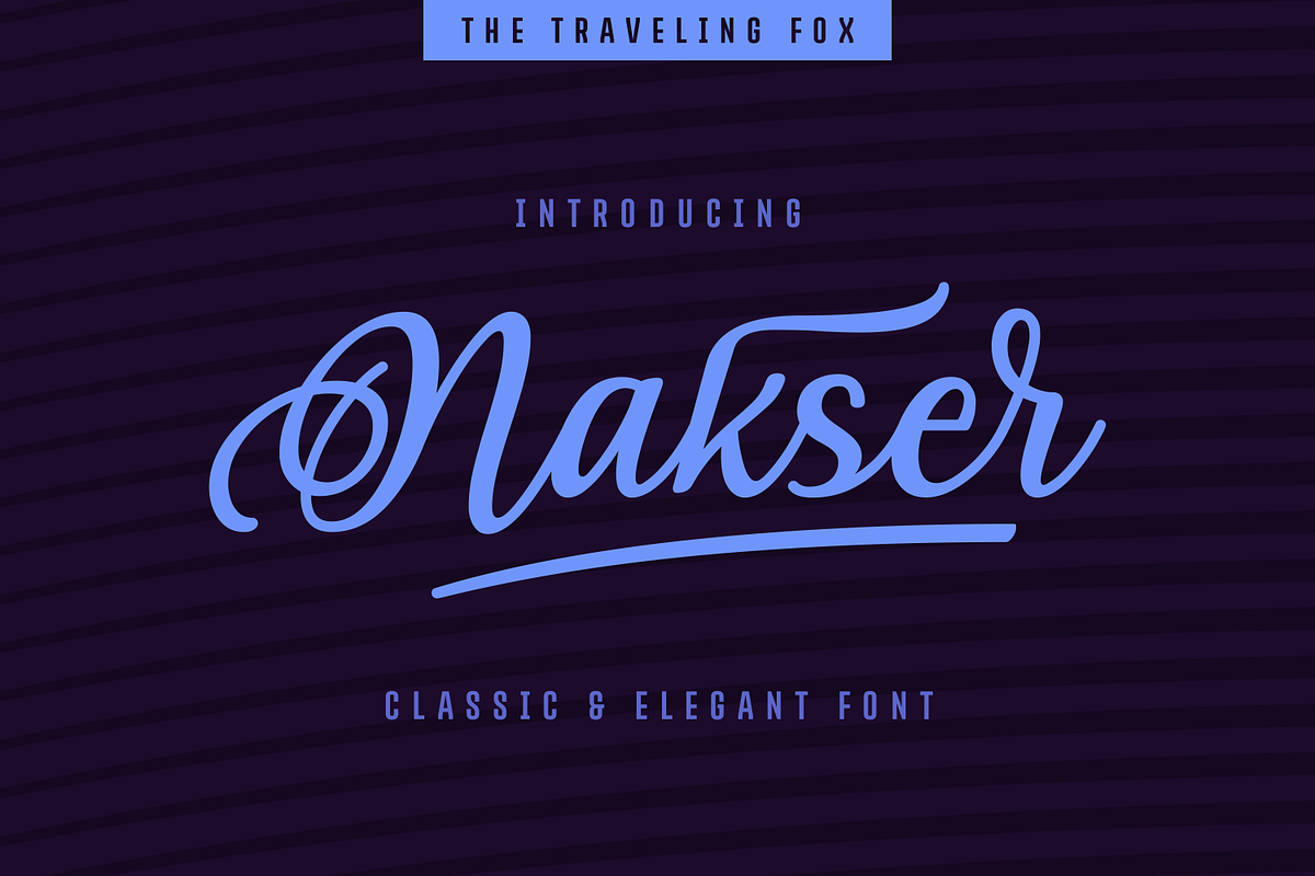 Nakser - Handwritten Font
