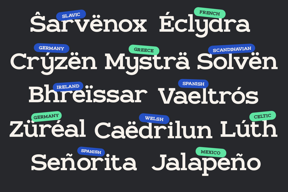 GC Regain - Display Bold Slab Serif, a Slab Serif Font by Glyphonic (Photo 13 of 15)