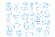 Cofee Drinks line art, a Food Illustration by Carpet Tapete Pretzel (Thumbnail 3 of 8)