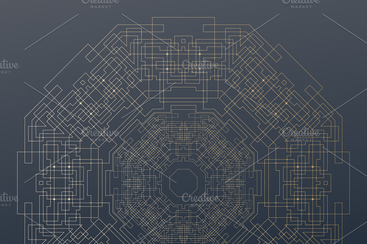 Bundle of 12 technology backgrounds, a Decorative Illustration by VectorShop (Photo 7 of 25)
