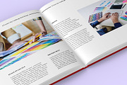 US Letter Size Landscape Book Mockup, a Books & Magazine Mockup by Illusiongraphic (Thumbnail 26 of 31)