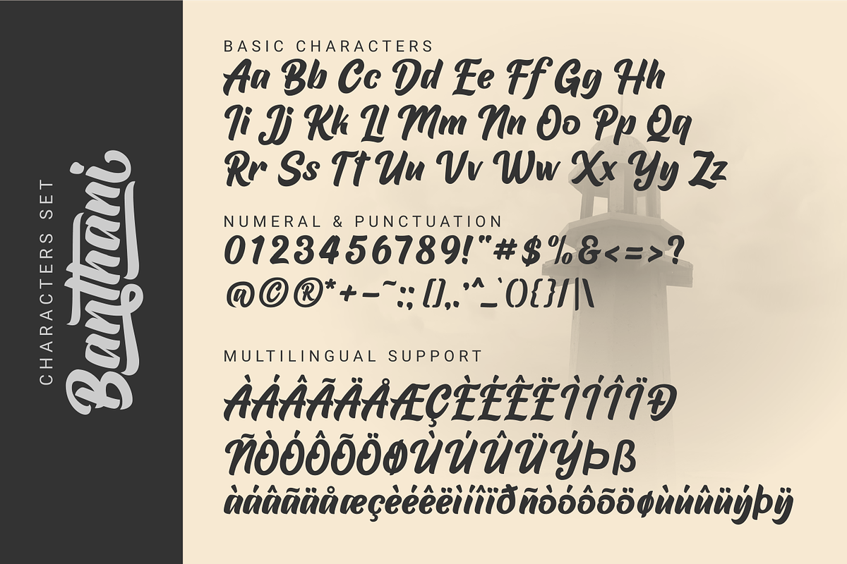 Bantani – Dynamic Bold Script Font, a Script Font by NURF Designs (Photo 3 of 10)