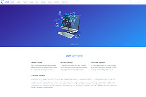 Mind Bootstrap-4 HTML Template