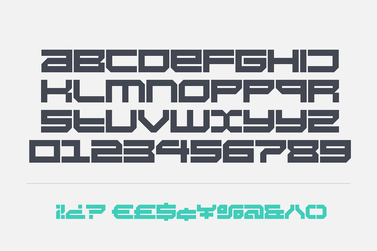Basis - block font, a Font by SelfBuild Type (Photo 3 of 10)