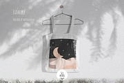 Cotton bags mockup, a Product Mockup by ⚞ Kind Illustration ⚟ (Thumbnail 4 of 6)