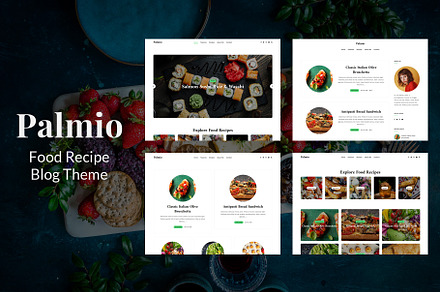 Palmio - Food Recipe Blog Theme