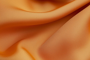 Smooth and luxurious orange silk, a Background Photo by MistyDay
