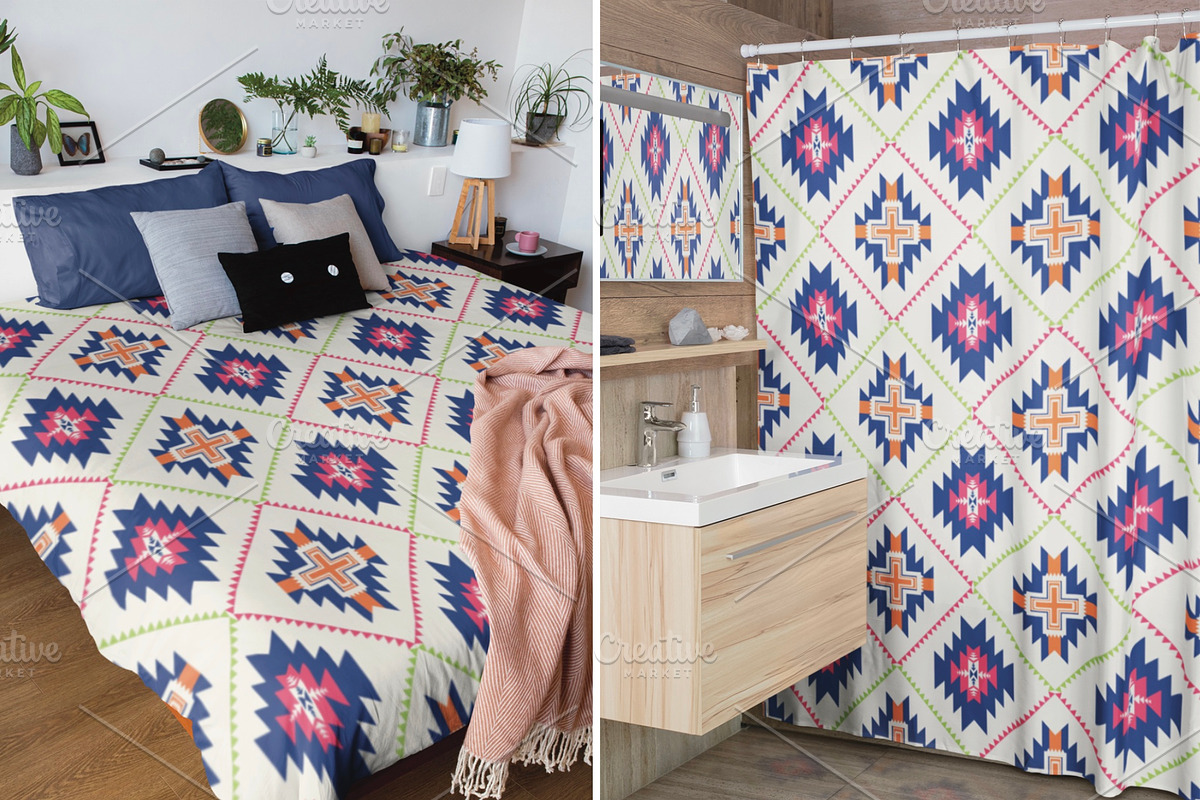 Southwestern Tribal Seamless Pattern, a Pattern Graphic by PPEthnicDecorPattern (Photo 8 of 10)