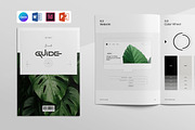 Brand Manual | CANVA, a Brochure Template by KreateTribe (Thumbnail 1 of 15)