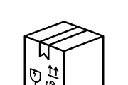 43 Delivery Parcel Icon Set, an Outline Icon by adenpinkstore (Thumbnail 7 of 13)